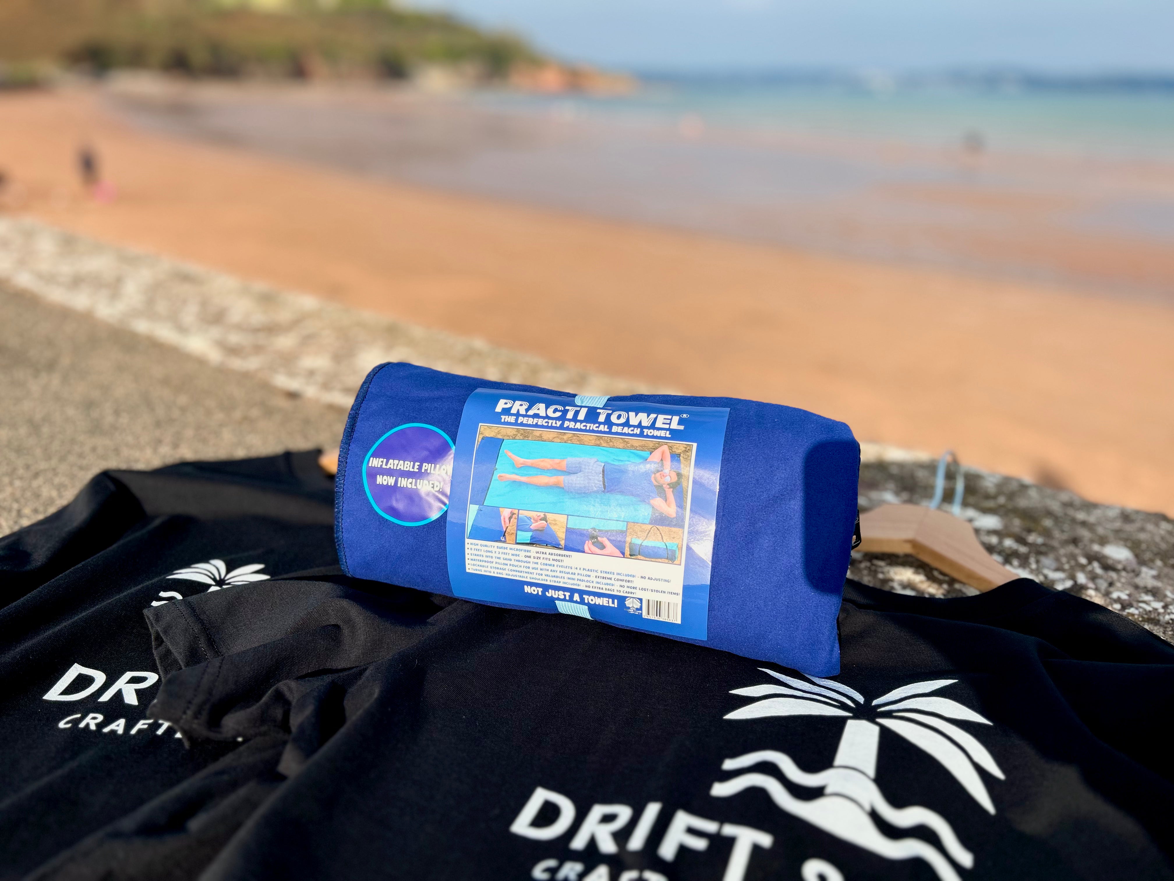 Practi Towel®: The UK Best Beach Towel for Secure, Stress-Free Beach Days
