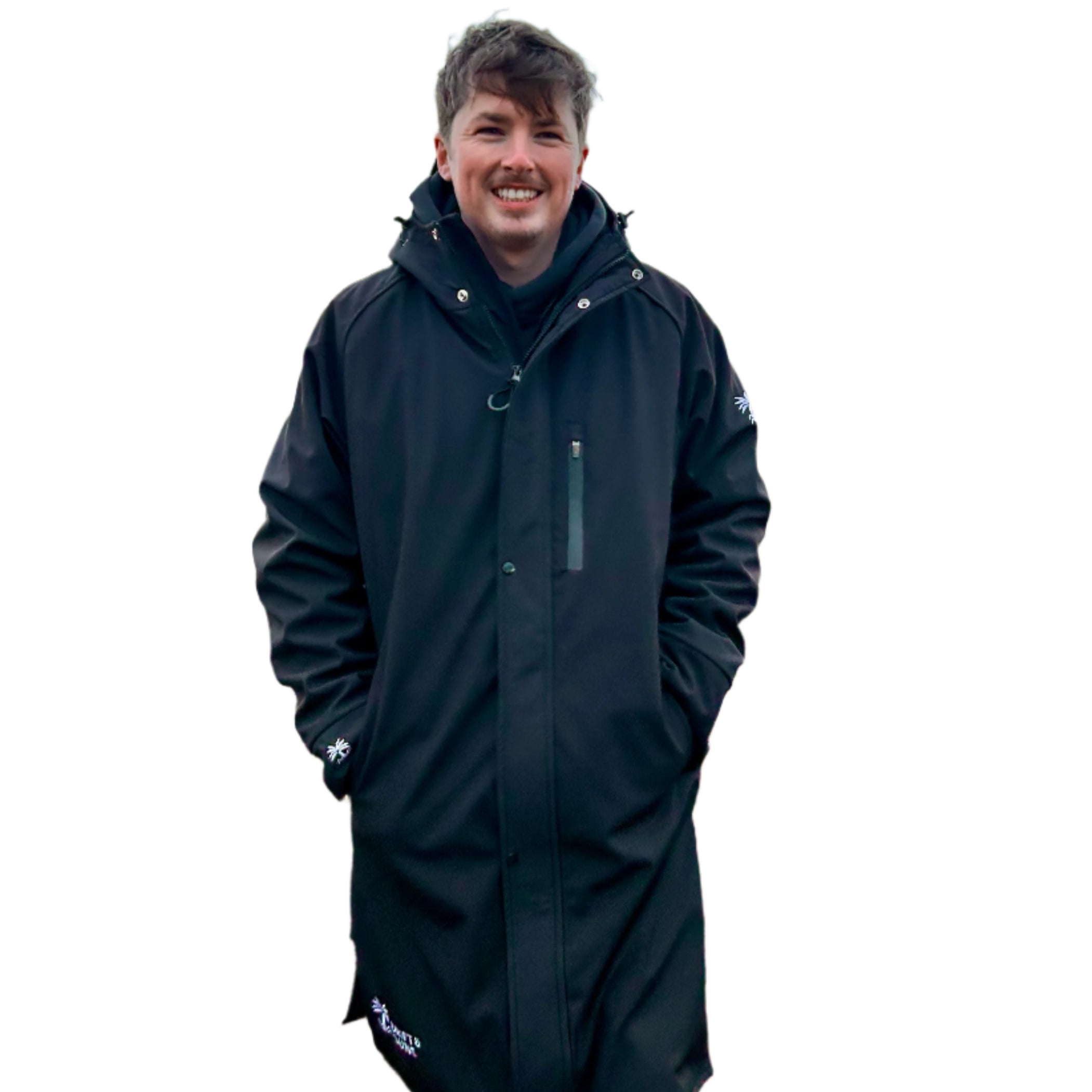 Black Unisex Changing Robe