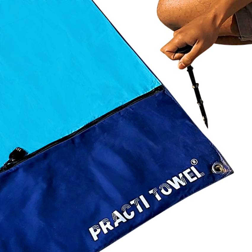 Practi Towel Beach Towel With Pegs