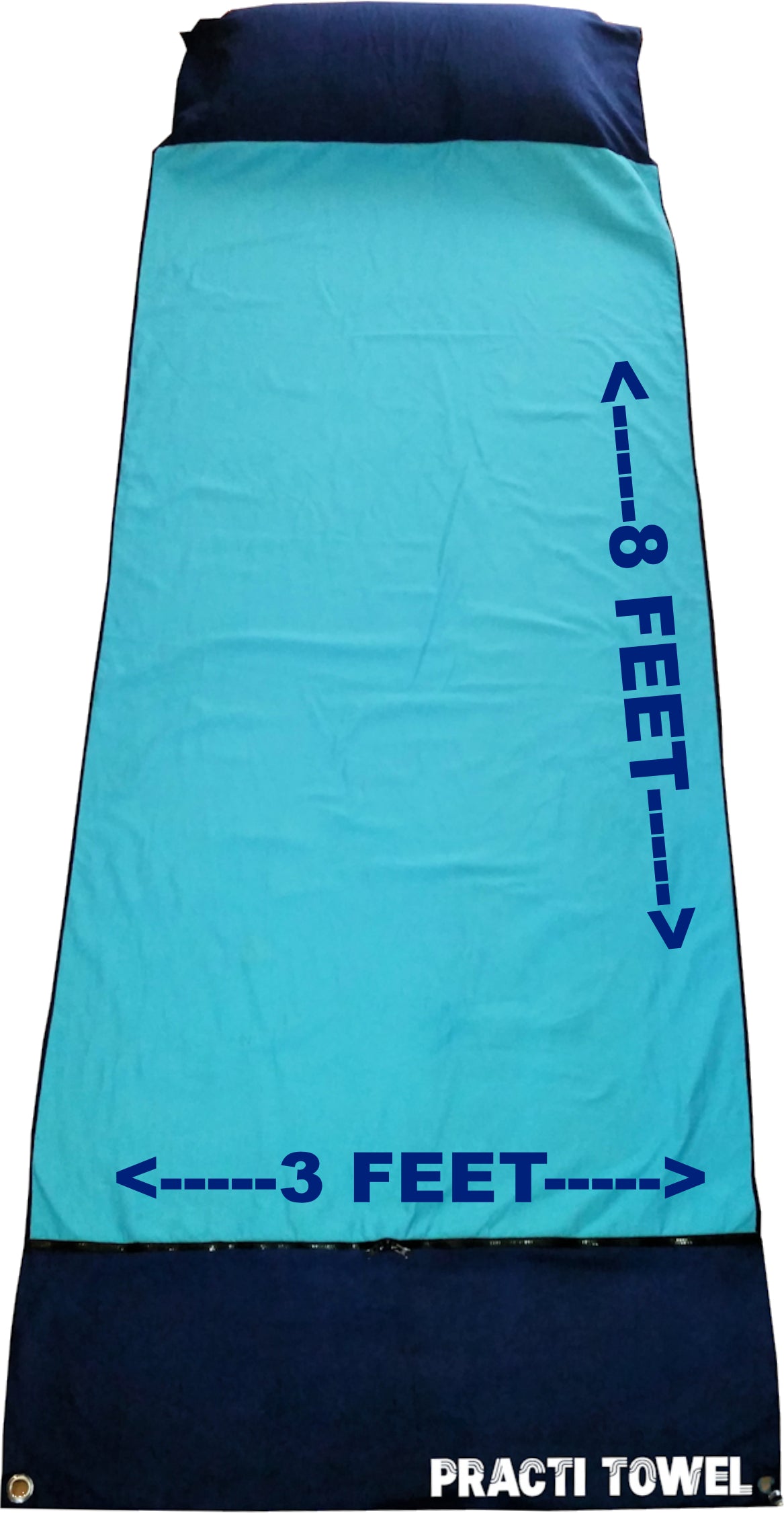 Practi Towel 8ft Beach Towel